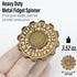 Freelove Viking Pirate & Gossip Design Fidget Spinner, Copper Metal Spinner Toy for Adults, Brass