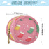 YETTASBIN Christmas Socks Portable Pacifier Holder Case with Metal Hook Buckle & Zipper for Diaper Bag and Stroller