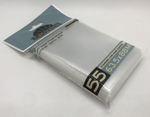 (63.5x88mm) 100 Pack 55 Sleeve Kings Standard Card Game Sleeves Microns