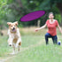 Mototo Foldable Flying Disc Fans with Bag, DIY Creative Handheld Fabric Fan for Fun Party Favors and Outdoor Activities