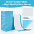 PIEMEET 100 Pack 13X18 Inch, Disposable Changing Pad, Super Absorbent Disposable Underpads, Waterproof Leak Proof