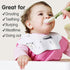 12 Pack 360 0-12 JaGely Rotate Baby Bibs Waterproof Bibs Baby Girl Muslin Bib Snap Cotton Absorbent Infant Drool