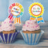 Fancy Land Happy Birthday Badge Stickers for Kids, 200 Pcs It's My Birthday Stickers for Home Classroom Party Decoration