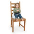 3-Point Ingenuity: ity by Ingenuity Simplicity Seat Easy-Clean Baby Booster Feeding Chair, Harness, Washable Removable