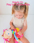 Doll(16''), 2-Year-Old LeyaDoll Educational Soft Baby Learning Sensory Doll for Toddlers, Montessori Toys for Girls