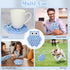 DEARIDAP Fidget Toys for Kids, Owl Shaped Silicone Squeeze Sensory Toys, Alphabet Bubble Stress Anxiety Relief Relax
