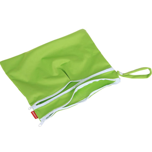 2Pack Damero Waterproof Wet Bag, Reusable Wet Dry Bag Organizer for Travel, Beach, Diapers, Breast Pump Parts and Wet