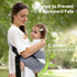 25-60lbs, Baby Carrier Newborn to Toddler - Adjustable Sling Carrier for Comfortable Hands-Free Carrying (Grey)
