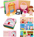 BizyKoady Montessori Felt Busy Book Toddlers Quiet Book Preschool Early Learning Educational