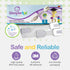 Adjustable & Reusable Child Safety Cabinet Locks & Latches, Baby Proofing, Pack of 6, Silver - Wonderkid