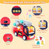 2 2 3 Yunaking Fire Truck Toys for Year Old Boys Girls Montessori Early Educational Learning Toy with Firefighting