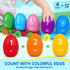 1 2 3 Count Set 8 1 ESPRAY Toddler Learning Toys for Years Old, Matching & Sorting Montessori Farm Train with Farm