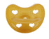 SWEETIE Rubber Pacifier - Natural Rounded Heart Shape Rubber Pacifier (0-6 Small)