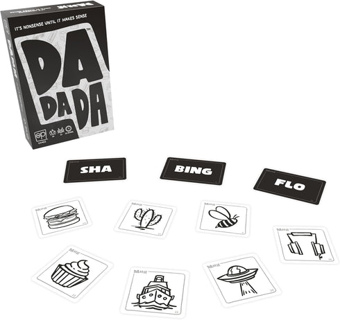 Dadada - The Nonsensical Party Game, Create Your Own Hilarious Language, Word and Image Association Game, 2+ Players
