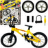 Mini Finger Bike Toy Alloy Mountain Bicycle Model with Tools, Movable Parts,