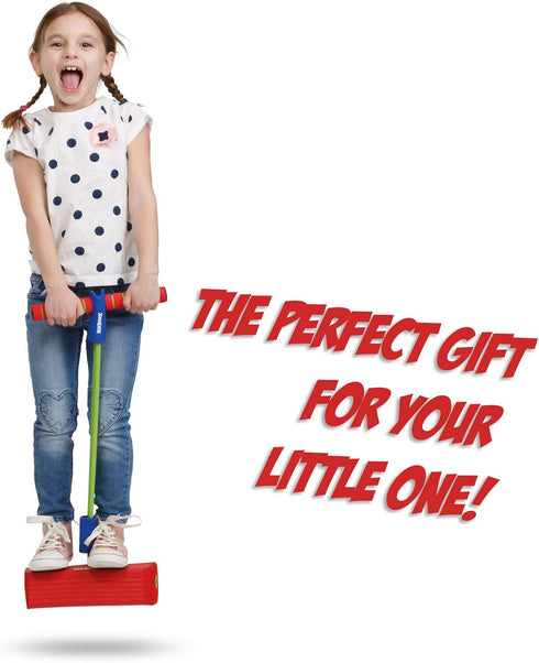 New Bounce Pogo Stick for Toddlers - Foam Jumper for Ages 3-8, Outdoor Jumping Toys Birthday Gift for Kids