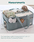 8 Lily Miles Baby Diaper Caddy Organizer, Wipeable Diaper Organizer Basket with Pockets for Newborn Essentials, Nursery