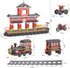 Classic Train Building Blocks Toys, 583 Pieces STEM Learning Construction Toys for Boys and Girls