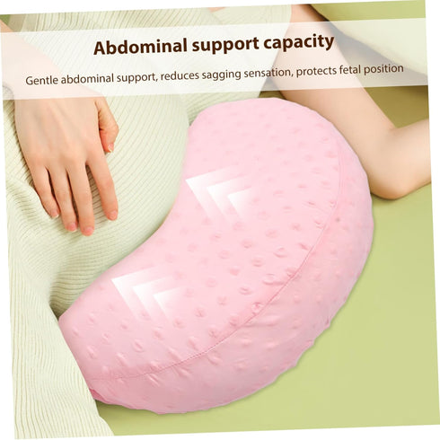 Small Cooling Pregnancy Pillow - Comfortable Lumbar Support for Expecting Moms