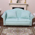 Dollhouse Couch Miniature Sofa with Pillows - 1:12 Scale Model Living Room Furniture for Decoration