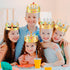 MGZTTHW Gold Paper Crowns, Diy Birthday King Crowns Craft to Decorate, Paper Prince Princess Crown Hats for School