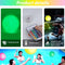 FUTUREPLUSX 2PCS Light Up Beach Balls - 16" LED Inflatable Beach Toy with Remote Control for Kids Summer Parties