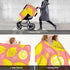 Hcpwzrf Pink Lemon Baby Car Seat Cover & Nursing Cover - Breathable Stretch Multi-Use Cover for Breastfeeding, Stroller