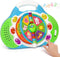 KIZZYEA Musical Toddler Learning Toy, Alphabet Flip Book with Lights & Sounds,