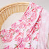 DRESHOW BQUBO Newborn Floral Receiving Blankets, Baby Swaddling with Headbands, Toddler Warm