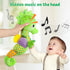 Baby Toys Musical Seahorse,Infant Stuffed Animal Toys with Crinkle and Rattles,Soft Sensory Toys with Textures for Tummy Time Newborn Boys Girls 0 3 6 12 Months(Green)