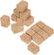 LOGOFUN 16pcs Mini Hay Bales Miniature Hayrick Mini Haystack Decoration Miniature Hay