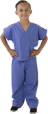 Natural Uniforms Children's Scrub Set - Soft Touch Role Play Costume Set (Ceil Blue, 8/10)