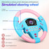 2PCS 4 5 6 TOYANDONA Kids Steering Wheel Toy - Simulated Driving Racing Car Game Toy, Driving Controller Early