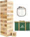 ApudArmis Giant Tumble Tower, 54 PCS Pine Wooden Stacking Timber Game with 1 Dice Set