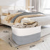 Extra Large Storage Basket, 22.8" X 14.9" X 11.8" Rectangle Woven Cotton Rope Basket for Laundry
