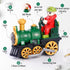 KidsMind 1-3,Steam 1-3-4 3-5 Electric Train Toy for Toddler Locomotive Bump and Go Truck People Figure Car