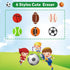 ZAKVOOR 70 Pcs Sport Ball Pencil Erasers, Bulk for Classroom, Party Favor, and Gift Filling