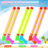 6 Pcs 24" Water Gun Cannon, Colorful Plastic Water Shooters for Outdoor Pool, Beach, and Backyard Play