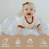 Selgkds Fall Blue Pumpkins Bows Gingham Nursing Pillow Covers Autumn Thanksgiving Harvest Soft Stretchy Removable