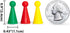 Yellow Mountain Imports Magnetic Chinese Checkers Halma Travel Set, 9.8 Inches - Folding Portable Board Game