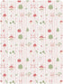 miaozhen 1 Pack 52x28 Cotton Baby Crib Sheets Soft Comfy Animal Cartoon Blush Color Stripe Toddler Mattress Sheet