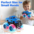 2 3 4 5 6 (2 Pack) LODBY Monster Trucks Toys for Toddlers, Light-Up Trucks & Cars Toys for Year Old Boy Christmas