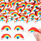 60 Pieces Rainbow Erasers, Cute Classroom Erasers for Kids, St. Patrick's Day Erasers for Office School
