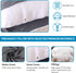 Pillow,57 inches Victostar Pregnancy U Shaped Maternity Pillow with Removable Cover Full Body Pillow Support for Back