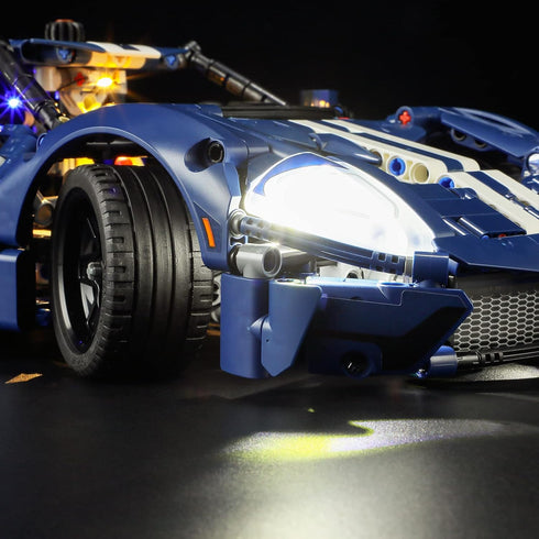 BRIKSMAX LED Lighting Kit for LEGO-42154 2022 Ford GT, Compatible with Lego Technic Model
