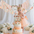 1st 1st DCJHFJ Wildflower High Chair Banner Birthday Party Decorations for Girl Light Pink One Flower Cake Topper