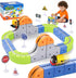 Aotonow 58PCS Electric Magnetic Train Track Sets DIY Race Car Track Building Kits