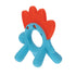 Nuby Geo Zoos Massaging Teether, Baby Teething Toy, Soft Easy Grip, 3+ Months, Dino