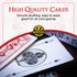 Infinitum Ghost Playing Cards - White & Red Deck with FREE Card Game eBook - Premium Standard Size