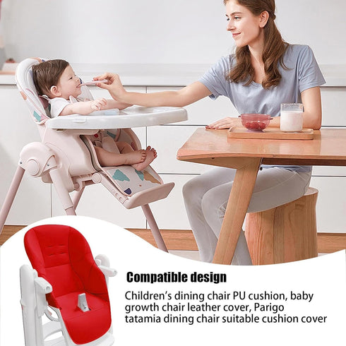 Generic Ao-neo Soft PU Leather Seat Cover for Baby - High Chair Cushion for Gra-co, Kos-mic Jane, Peg Per-ego